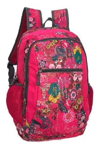 Bolsa Mochila Escolar Feminina Republic Vix Cg30761 Promoção