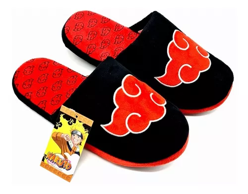 Pantufa Chinelo Naruto Akatsuki Nuvens - Sola De Borracha