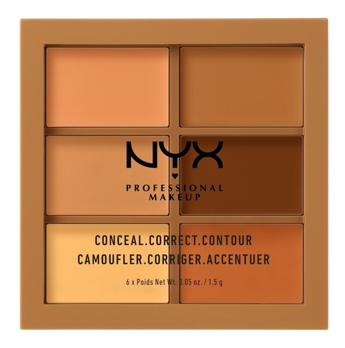 Paleta De Correctores Multitono Nyx 1.5 Gr Professional Tono Deep