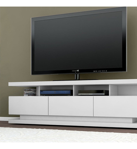 Rack Vivare Para Tv Até 70 Branco Acetinado
