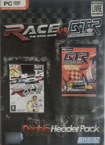 Jogo Pc Race The Wtcc Vs Gtr Double Header Pack (Usado)