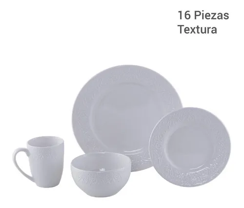 Vajilla loza blanca hotsell