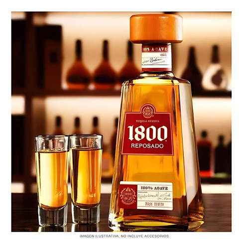 Pack De 4 Tequila 1800 Reposado 700 Ml