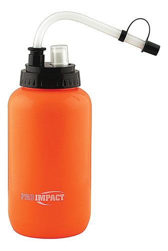 Pro Impact Botella De Agua Exprimible, Pajita Larga Flexible