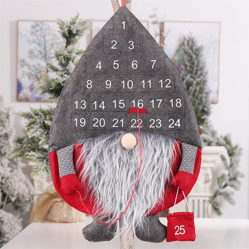 Calendario Navideño De Pared Forester, Muñeco De Hombre Viej