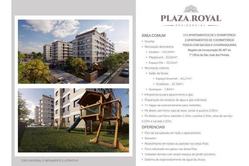 Imagem 7 de 15 de Apartamento Para Venda Em São José Dos Pinhais, Parque Da Fonte, 2 Dormitórios, 1 Banheiro, 1 Vaga - Sjp8558_1-1566340