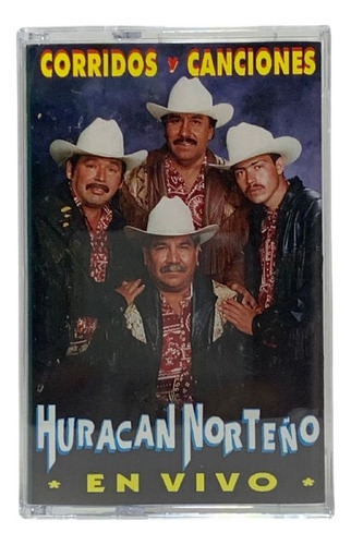 Cassette Original De Huracan Norteño En Vivo