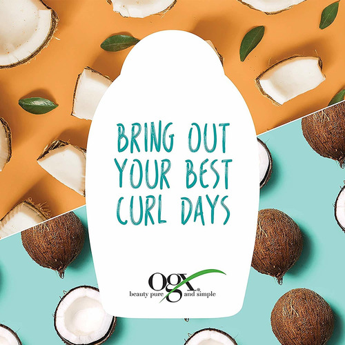 Ogx Amortiguamiento De Coco Plus Crema Rizos Curl Defying St