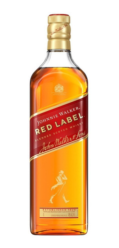 Whisky Escocés Johnnie Walker Rojo (1-litro) 100 % Original