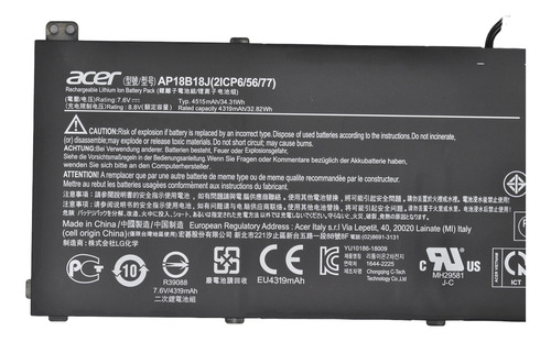Ap18b18j Batería Original Acer Aspire 3 A314-32 A314-32-c00a