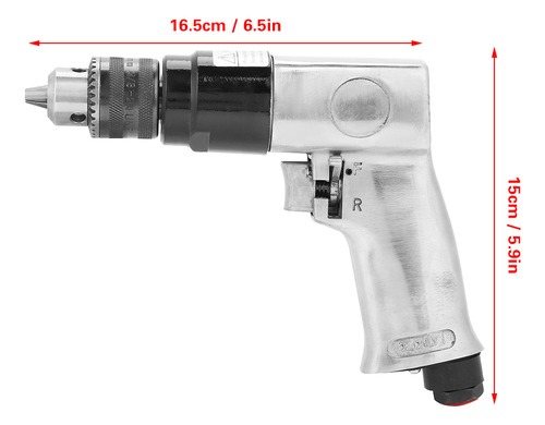 Taladro Neumático De Alta Velocidad 3/8 De 1700 Rpm, Rotació