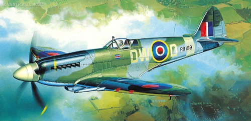Avión 1:72 Academy - 12484 - Spitfire Mk.xivc