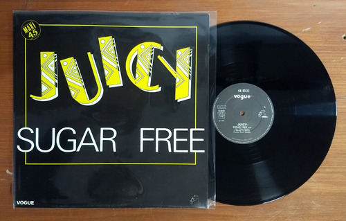 Juicy Sugar Free 1986 Disco Maxi Vinilo Brasil Francia