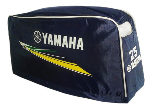 Capa Capô Motor Popa Yamaha 25 Hp Modelo 2015 + Brinde