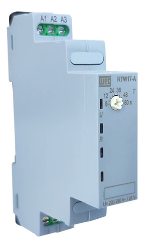 Relé Temporizador Retardo Energização 6-60s 220v Rtw17 Weg