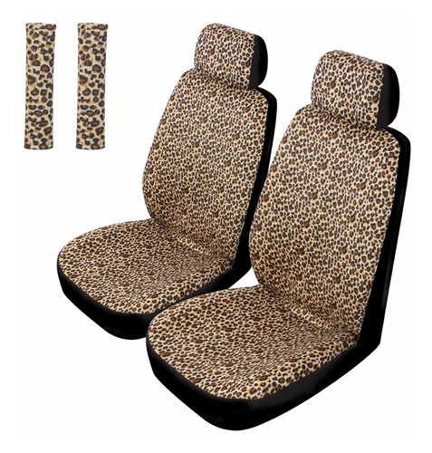 Fundas De Asiento Delantero De Leopardo Fundas De Asien...