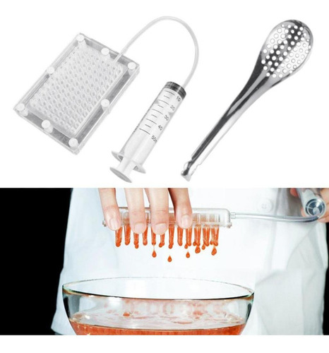 Caja Para Hacer Caviar, Cuentagotas De Esferificación, Kit