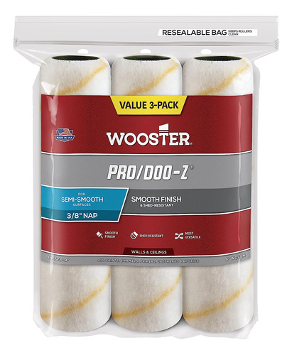 Wooster Rr723-9 Pro/doo-z 9puLG 3/8puLG - Paint