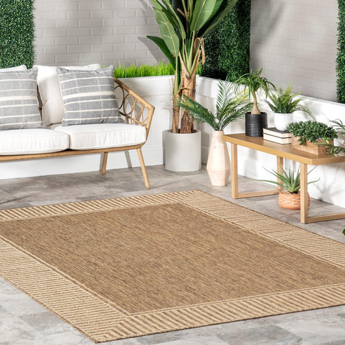 Nuloom Asha Alfombra Decorativa Con Borde Simple, 2 X 3, Col