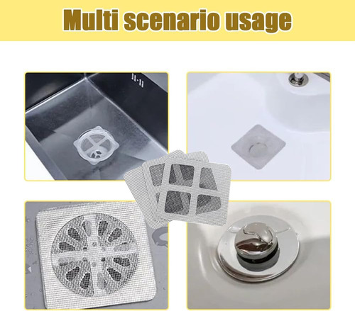 Filtro Desechable Multifuncional De 50 Piezas Para Drenaje D