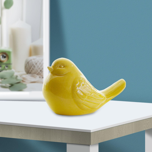 Adorno De Pájaro De Cerámica Estatuas De Estatuilla