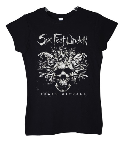 Polera Mujer Six Feet Under Death Rituals Metal Abominatron