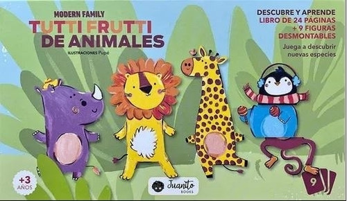 Tuttifrutti De Animales, De Vv.aa. Editorial Juanito Books, Tapa Blanda, Edición 1 En Español