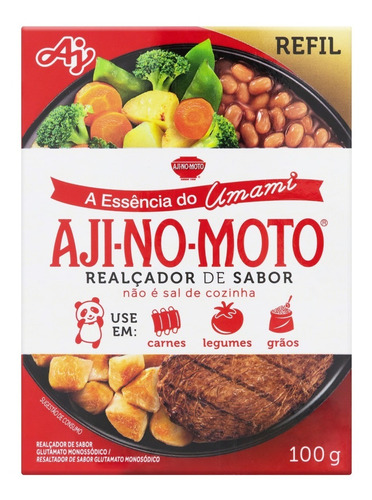 Realçador De Sabor Umami Ajinomoto Refil 100g