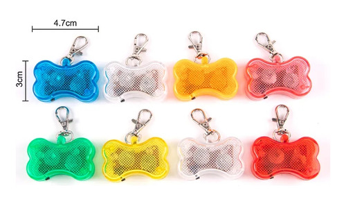 Collar Para Mascotas De Luz Led En Forma De Hueso