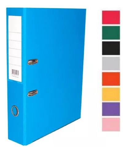 Bibliorato Forrado Color  Oficio 1°marca Pvc  X Unidad !