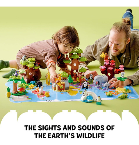 Lego Duplo Juego De Construcción De Animales Salvajes Del Mu
