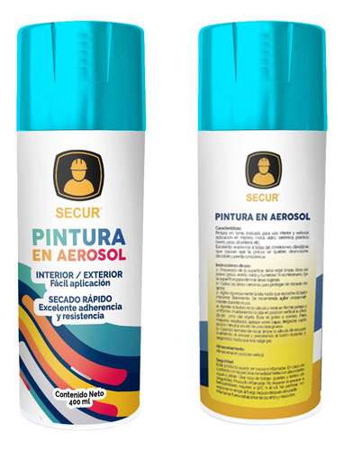 Spray Pintura Antioxido Azul Secur - 