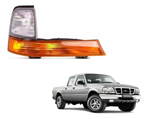 Faro Delantero Giro Ford Ranger 1998 1999 2000 2001 Derecho