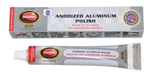 Polidor Autosol Alumínio Anodizado Colorido Limpa Brilho