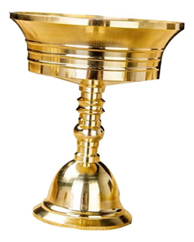 Candelabro Dorado Hecho A Mano Dia 98mm Dia 98mm Grande