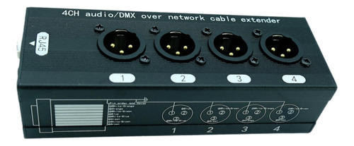 Extensor De Cable 4 Canales Xlr Combo Xlr 15 Hombre