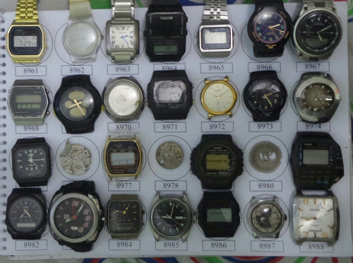 Lote 33 Sucatas Casio E Outros- Máquina Do Tempo