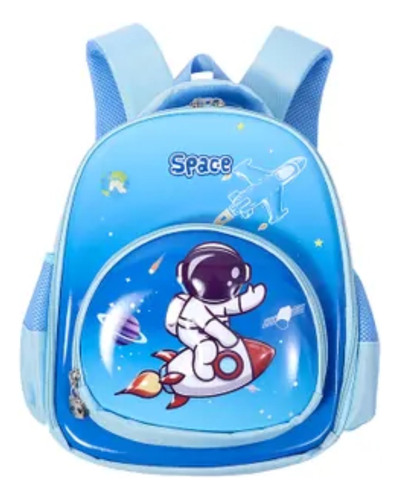 Mochila Infantil Escolar Jardin Diseño Astronauta Resistente