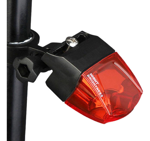 Luz Trasera De Inducción Para Bicicleta, Lámpara De Adverten