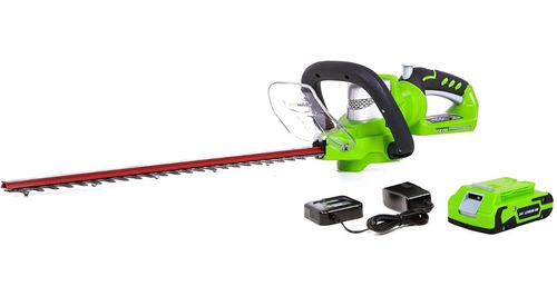 Greenworks Ht24b210 Cortasetos Inalambrico 24v 2ah 56 Cm