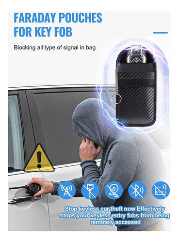 Funda Para Tarjetas Faraday, Llaves De Coche, Bloqueador De