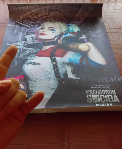 Harley Quinn Poster Parabus Margot Robbie Dc Comics Batman (Usado)