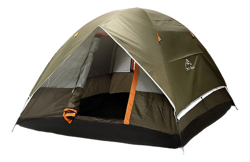 Viaje De 4 Persona Camping Carpa Doble Capa Fuerte Impermeab