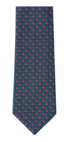 Corbata Manzoni Paisleys Scappino Color Turquesa