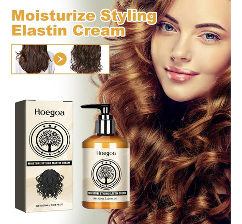 Crema Marroquí Para Definir Rizos, Elastina, Para 2 Unidades