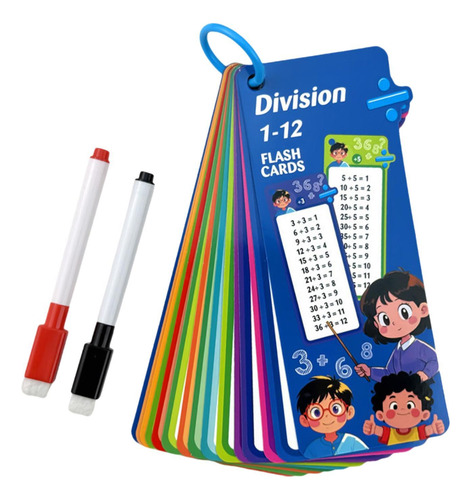 Tarjeta De Flash De Kids Mathematics Con 2 División