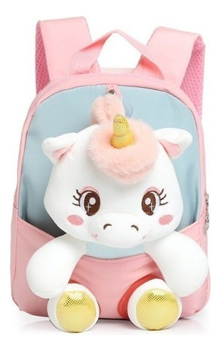 Bolsa De Hombro De Unicornio De Peluche Para Niños