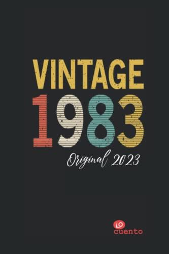 Agenda 2023 Vintage 1983 Original: ¡y Llegaron Los 40! Seman