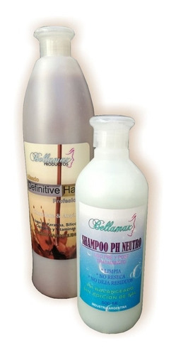 Alisado Definitivo Chocolate 1 Lt + Shampoo Neutro 500ml