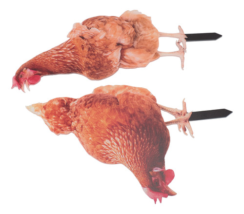 Estaca Acrílica Para Pollo, Colorida, Resistente A La Intemp